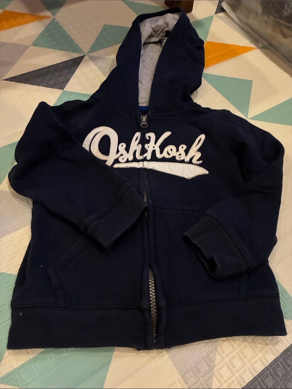 20/25$ 🧸 OshKosh B'gosh Navy Zip-Up Hoodie for Kids